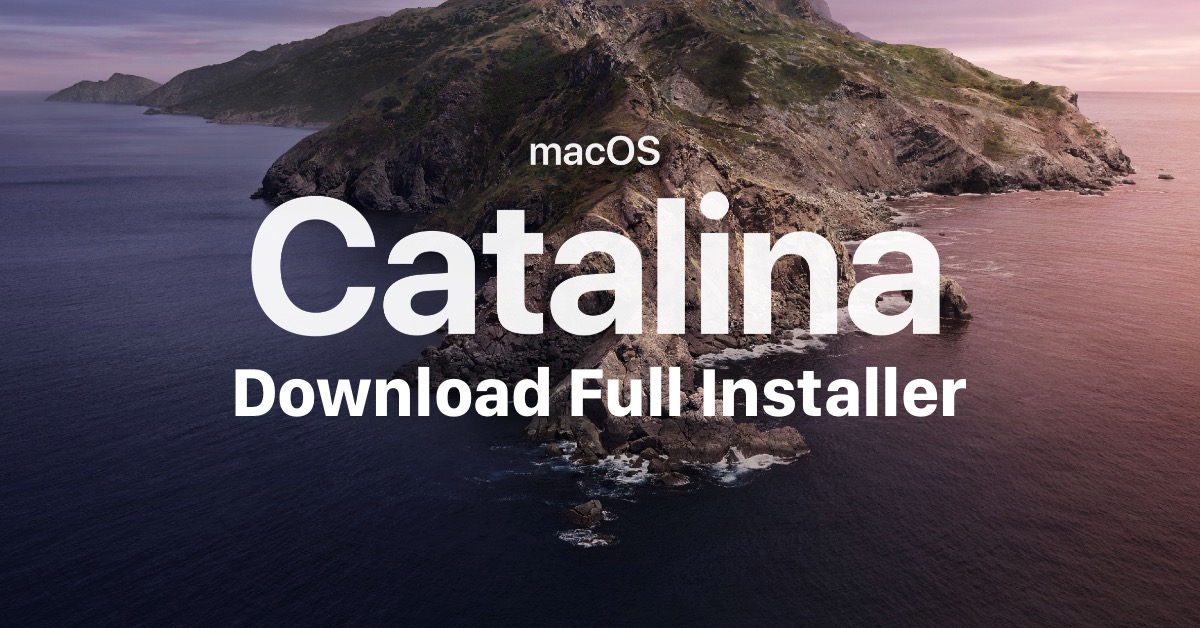 Download macos catalina installer app